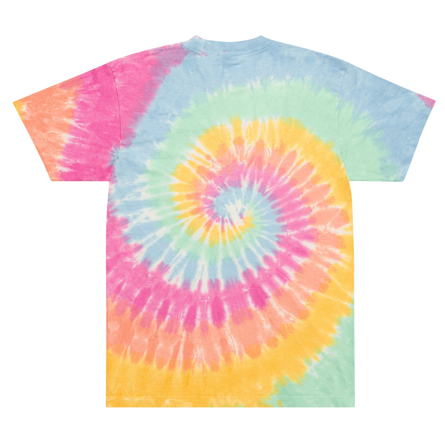 High Maintenance Embroidered  Oversized tie-dye t-shirt