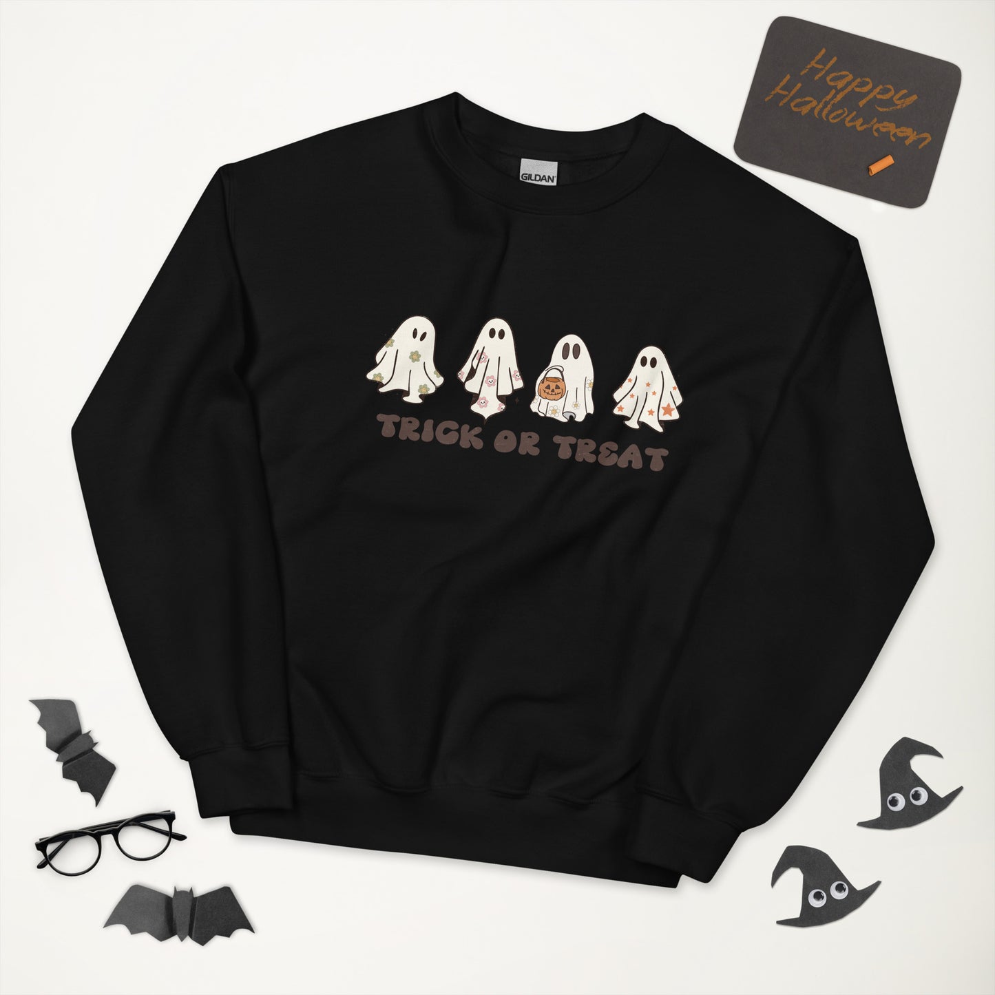 Ghost Trick or Treat Sweatshirt