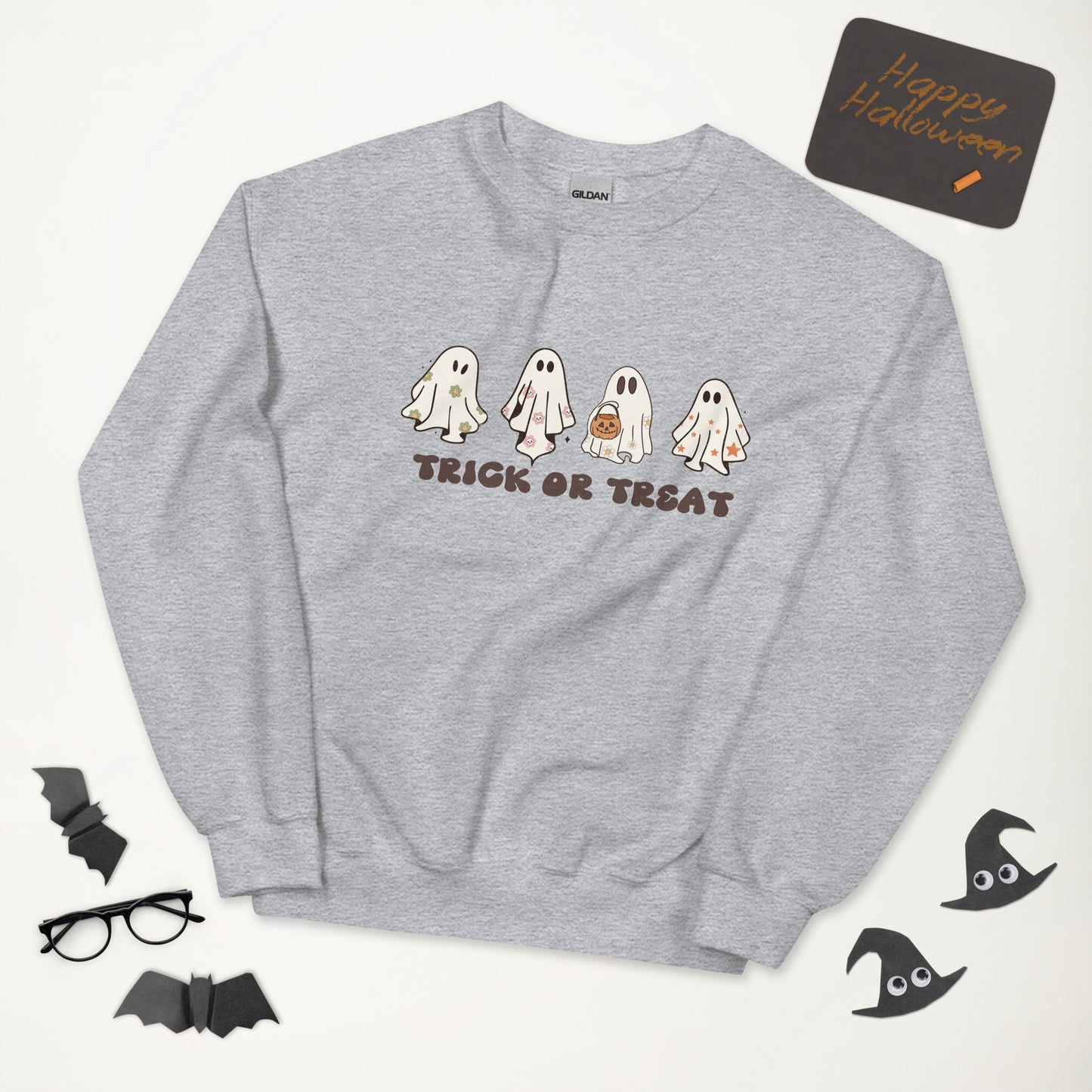 Ghost Trick or Treat Sweatshirt
