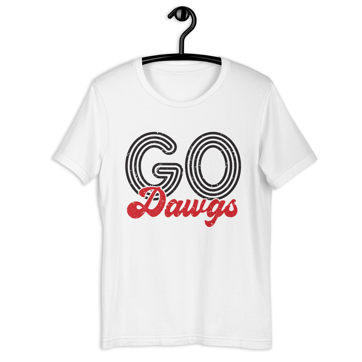 Distressed Go Dawgs t-shirt